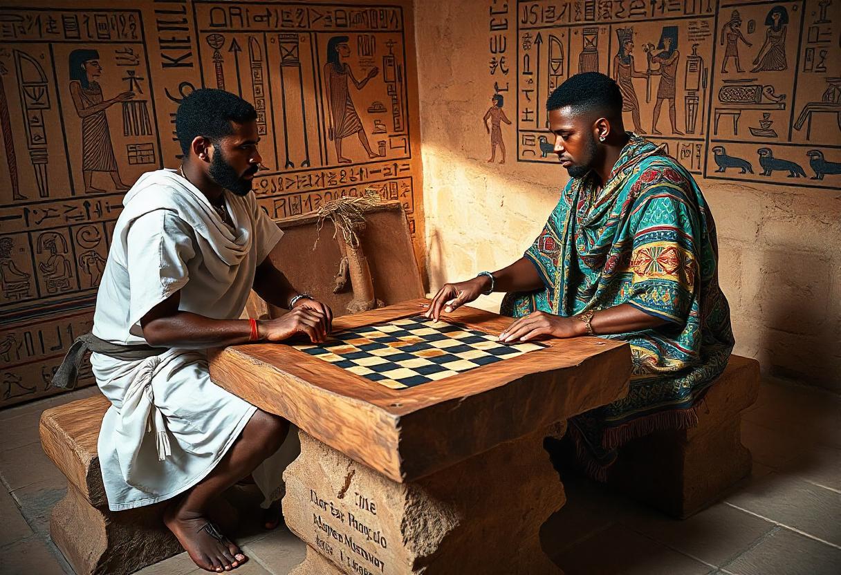 jogo de dama no egito antigo